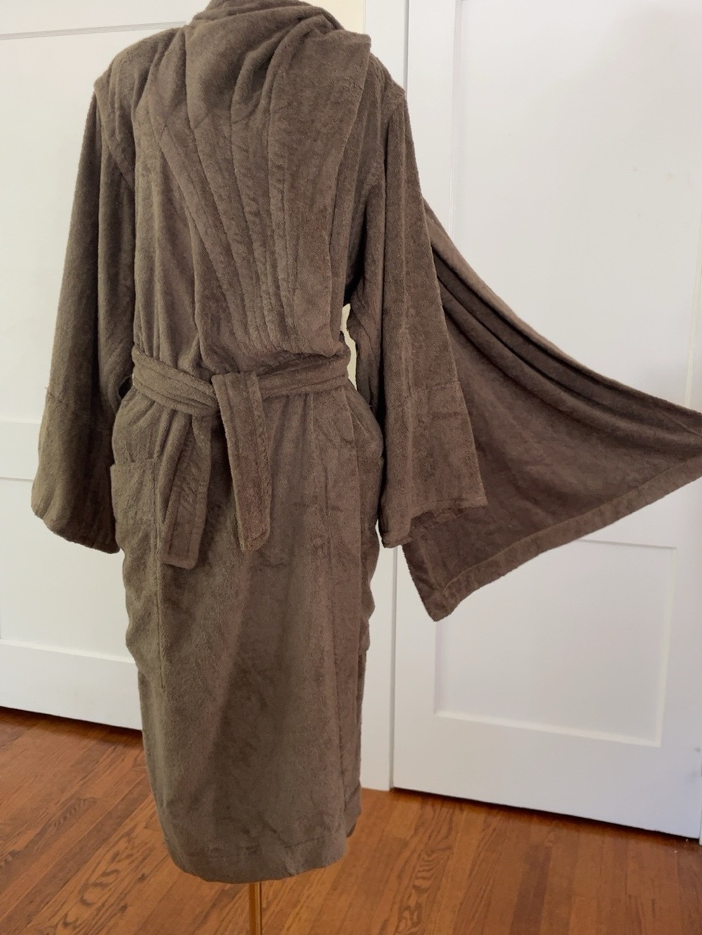 Archival Thierry Mugler Runway Prototype Sculptural Draped Coat– Anna Bayle 6060